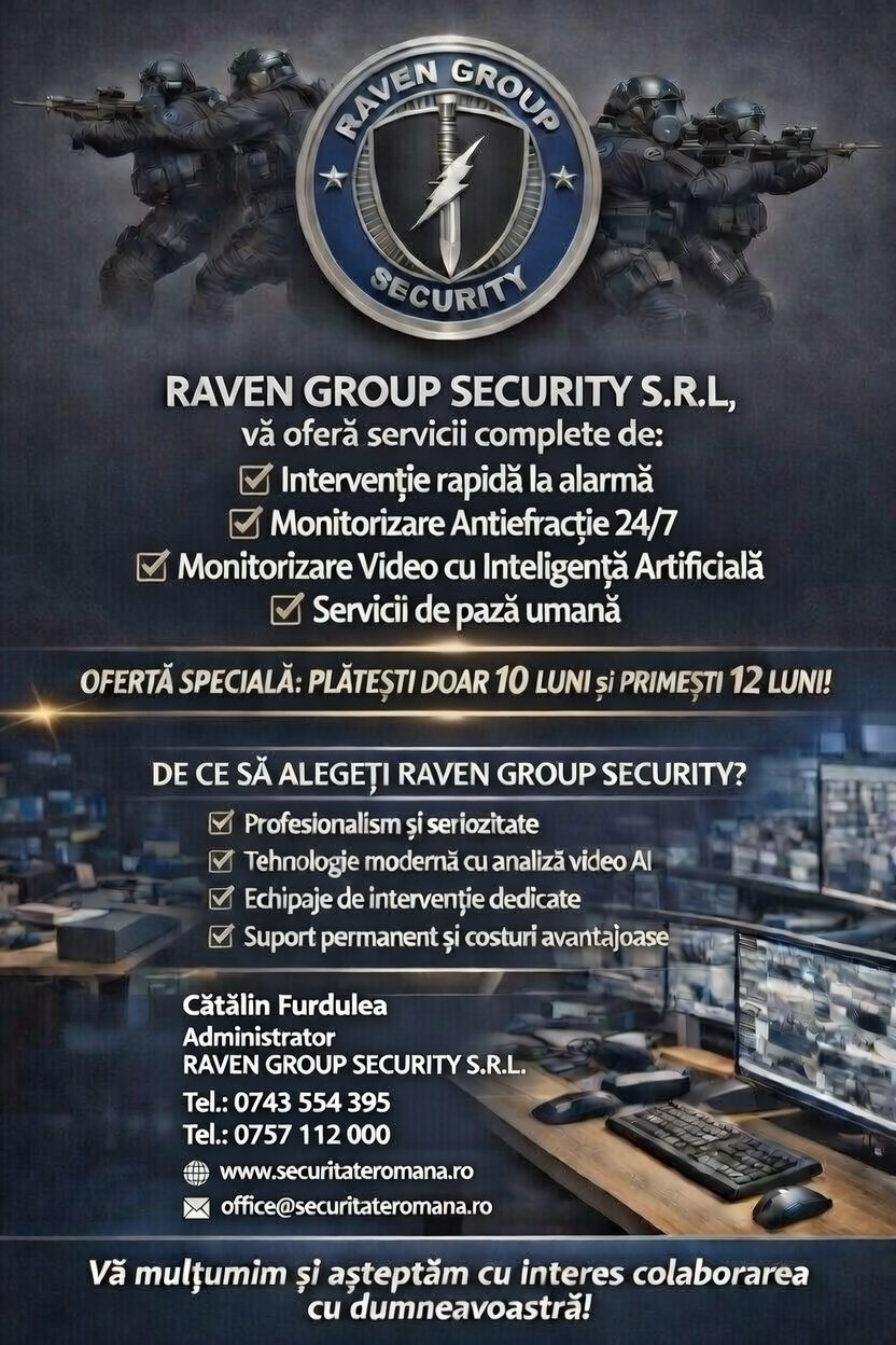 Raven Group Security - Servicii de pază, protecție și intervenție